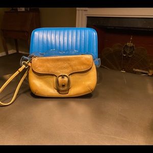 Vintage Leather Coach Wristlet
